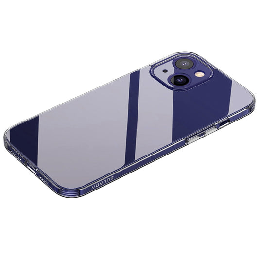 For iPhone 14 Plus SULADA Frosted Series Shockproof Transparent TPU Phone Case(Purple) - iPhone 14 Plus Cases by SULADA | Online Shopping UK | buy2fix