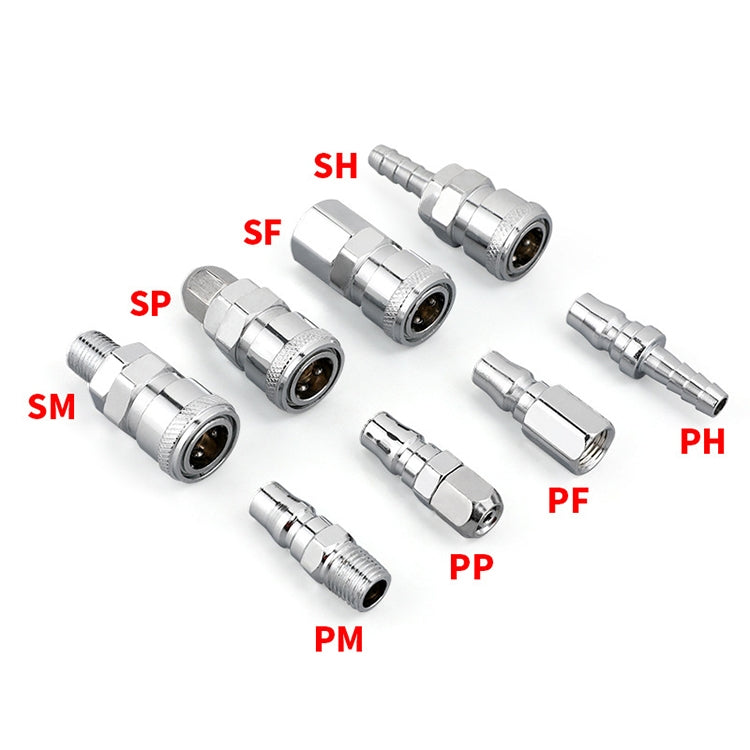 LAIZE SM+PM-30 10pcs C-type Self-lock Air Tube Pneumatic Quick Fitting Connector -  by LAIZE | Online Shopping UK | buy2fix