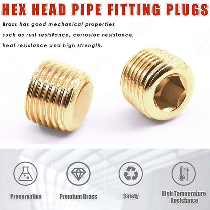 LAIZE 10pcs Copper Plug Connector Accessories, Caliber:3 Point -  by LAIZE | Online Shopping UK | buy2fix