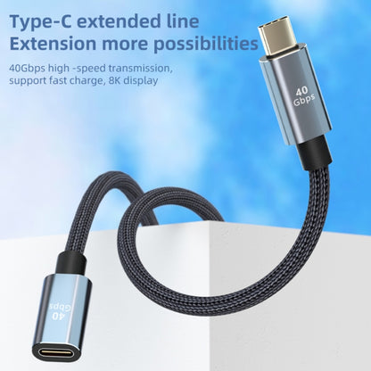 USB4.0 40Gbps Type-C Male to Female Extension Cable, Length:0.5m - Computer & Networking by buy2fix | Online Shopping UK | buy2fix