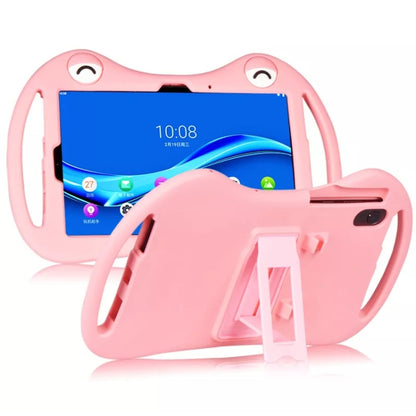 For TCL 10 TabMax 4G 9295G Cartoon Silicone Shockproof Protective Tablet Case(Pink) - Others by buy2fix | Online Shopping UK | buy2fix