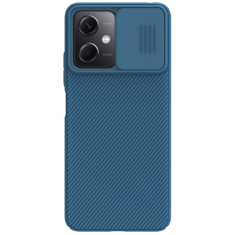 For Xiaomi Redmi Note 12 China NILLKIN Black Mirror Series PC Camshield Full Coverage Dust-proof Scratch Resistant Case(Blue) - Note 12 Cases by NILLKIN | Online Shopping UK | buy2fix