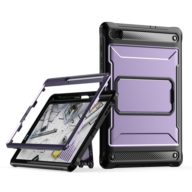 For Samsung Galaxy Tab S6 Lite Explorer PC + TPU Tablet Protective Case with Pen Slot(Purple) - Tab S6 Lite P610 / P615 by buy2fix | Online Shopping UK | buy2fix