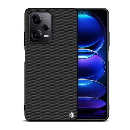 For Xiaomi Redmi Note 12 Pro 5G China NILLKIN Shockproof TPU + PC Textured Phone Case(Black) - Xiaomi Cases by NILLKIN | Online Shopping UK | buy2fix