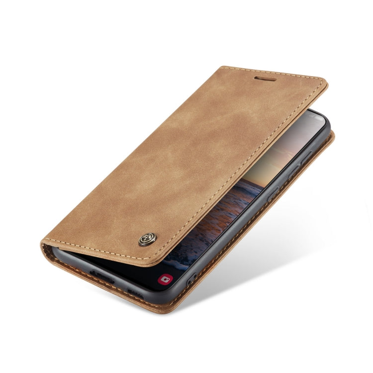 For Samsung Galaxy S23 5G CaseMe 013 Multifunctional Horizontal Flip Leather Phone Case(Brown) - Galaxy S23 5G Cases by CaseMe | Online Shopping UK | buy2fix