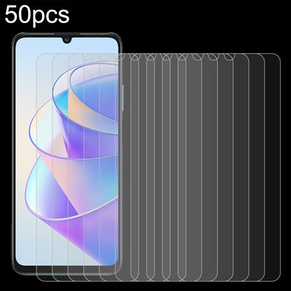 For Honor X7a 50pcs 0.26mm 9H 2.5D Tempered Glass Film - Honor Tempered Glass by buy2fix | Online Shopping UK | buy2fix