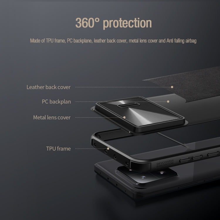 For Xiaomi 13 Pro NILLKIN PC + TPU Phone Case(Black) - 13 Pro Cases by NILLKIN | Online Shopping UK | buy2fix