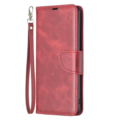 For Motorola Moto E13 4G Lambskin Texture Leather Phone Case(Red) - Motorola Cases by buy2fix | Online Shopping UK | buy2fix