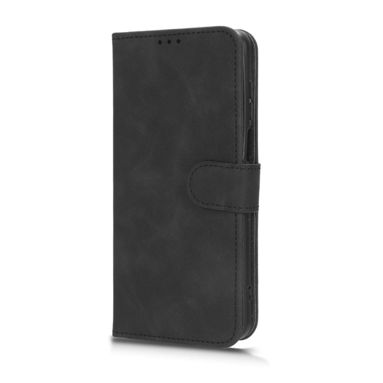 For Motorola Moto G13 / G23 / G53 Skin Feel Magnetic Flip Leather Phone Case(Black) - Motorola Cases by buy2fix | Online Shopping UK | buy2fix