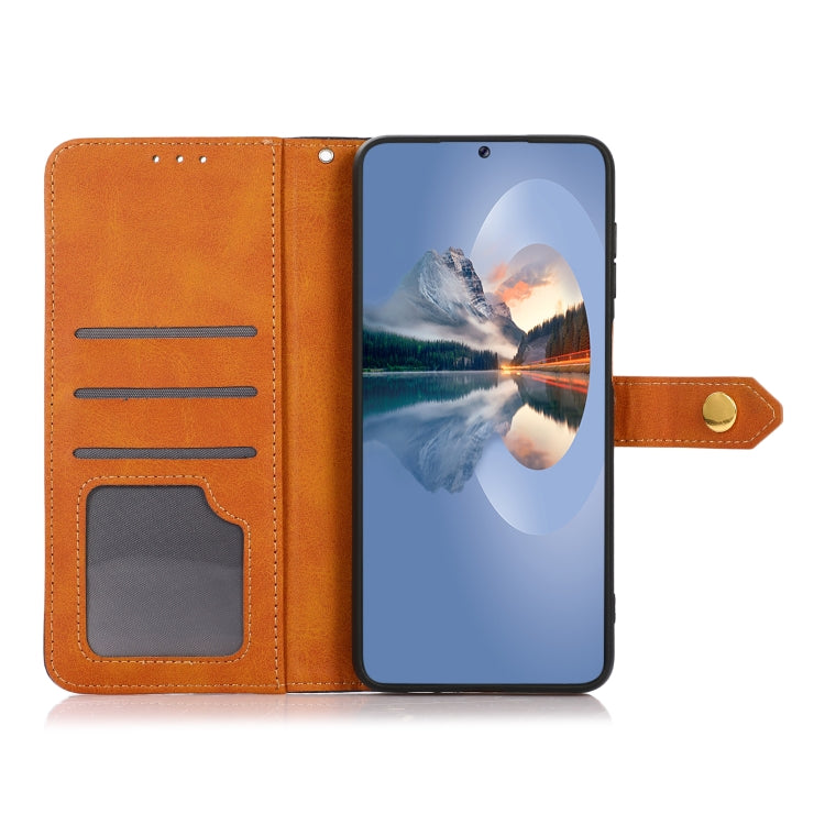For Xiaomi Redmi 12C/11A KHAZNEH Cowhide Texture Flip Leather Phone Case(Blue) - Xiaomi Cases by buy2fix | Online Shopping UK | buy2fix