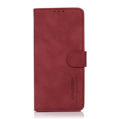 For Honor X8a 4G KHAZNEH Matte Texture Leather Phone Case(Red) - Honor Cases by buy2fix | Online Shopping UK | buy2fix