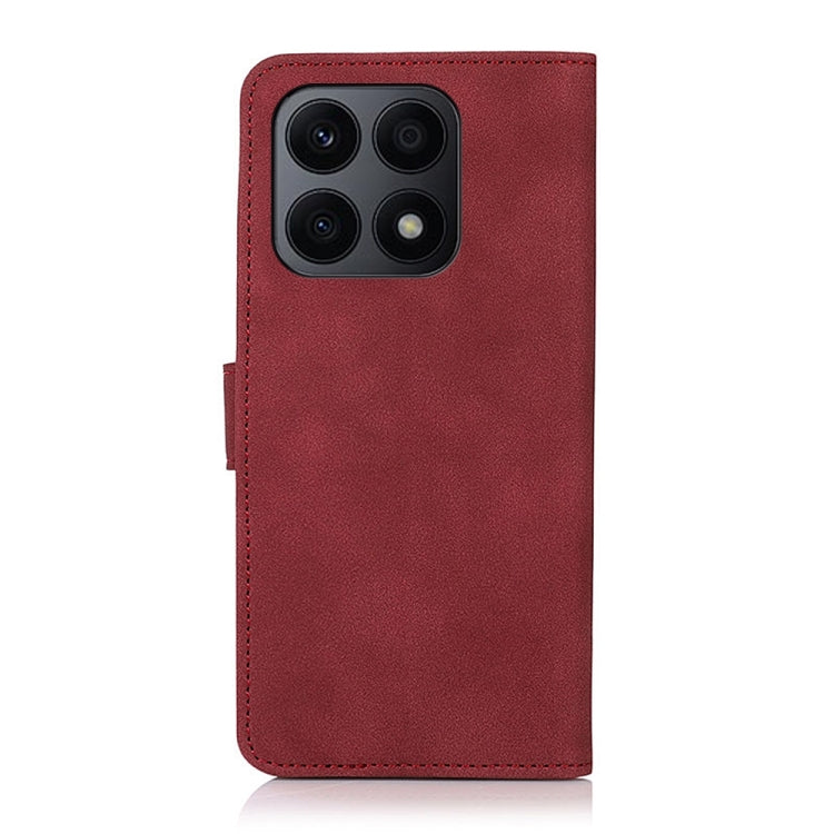 For Honor X8a 4G KHAZNEH Matte Texture Leather Phone Case(Red) - Honor Cases by buy2fix | Online Shopping UK | buy2fix