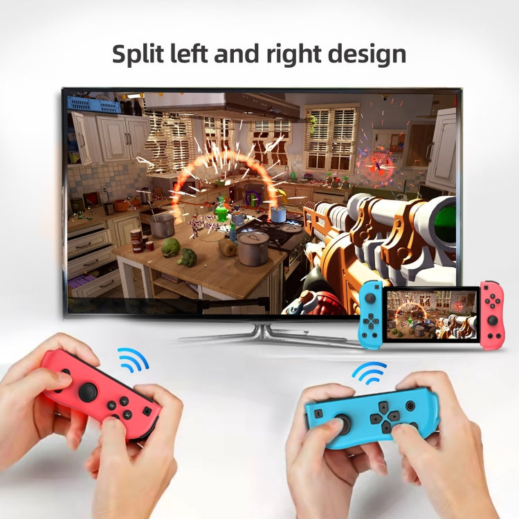 918C Bluetooth 5.0 Wireless Game Controller for Nintendo Switch(Blue Red) - Gamepads by buy2fix | Online Shopping UK | buy2fix