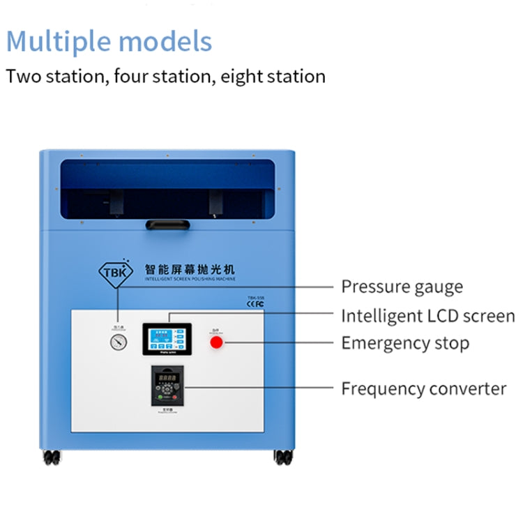 TBK 938L Multi-station Mobile Phone Screen Water Mill Polishing Machine(AU Plug) - Polishing Repair by TBK | Online Shopping UK | buy2fix