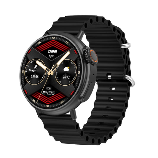 MT30 1.6 inch HD Screen TPU Strap Smart Watch Supports Voice Calls/Blood Oxygen Monitoring(Black) - Smart Wear by buy2fix | Online Shopping UK | buy2fix