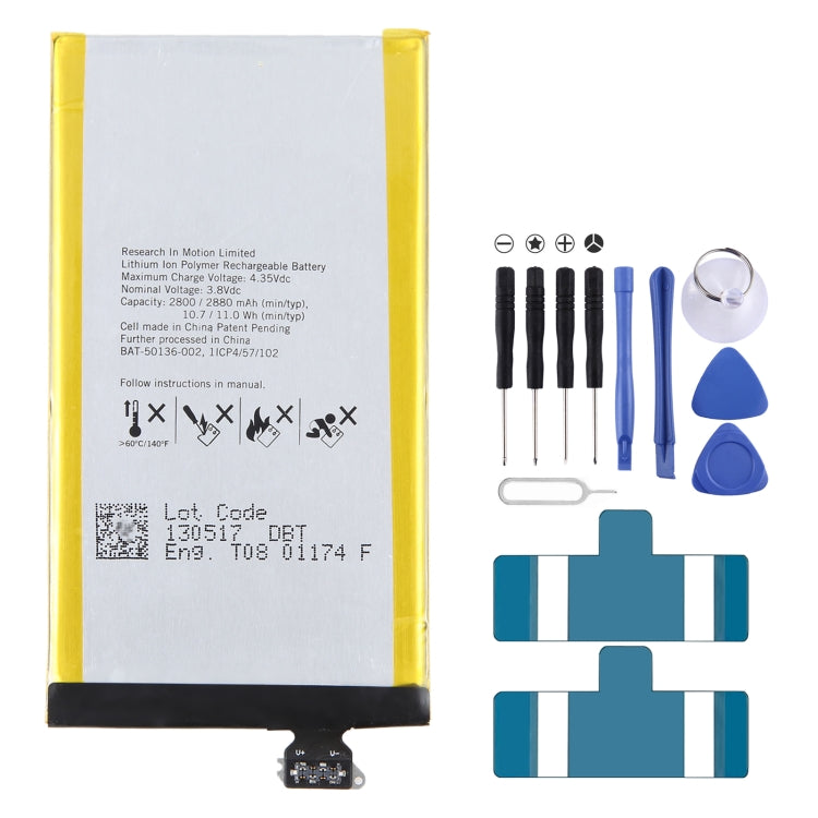 For Blackberry Z20 / Z30 2880mAh Battery Replacement BAT-50136-003 002 - Others by buy2fix | Online Shopping UK | buy2fix
