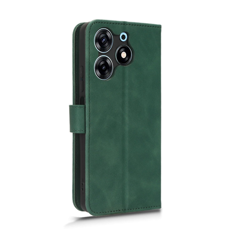 For TECNO Spark 10 Pro Skin Feel Magnetic Flip Leather Phone Case(Green) - Tecno Cases by buy2fix | Online Shopping UK | buy2fix