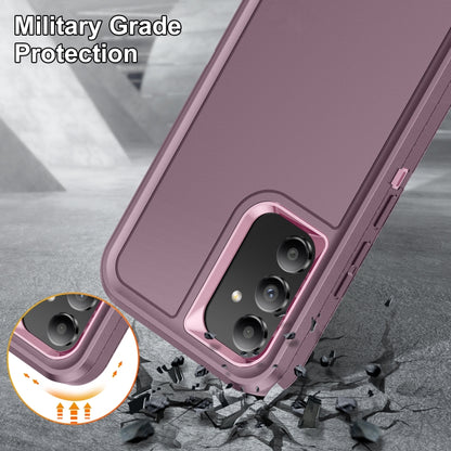 For Samsung Galaxy A54 Life Waterproof Rugged Phone Case(Purple + Pink) - Galaxy Phone Cases by buy2fix | Online Shopping UK | buy2fix