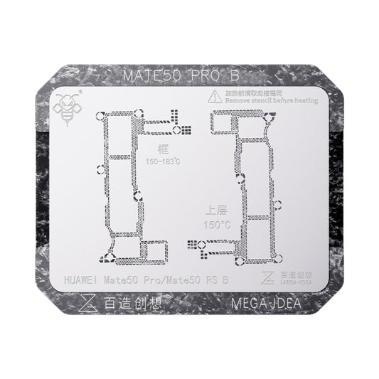 For Huawei Mate 50 Pro B Qianli Mega-idea Multi-functional Middle Frame Positioning BGA Reballing Platform - Repair & Spare Parts by QIANLI | Online Shopping UK | buy2fix