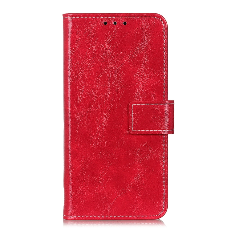 For Nokia C32 4G Retro Crazy Horse Texture Leather Phone Case(Red) - Nokia Cases by buy2fix | Online Shopping UK | buy2fix