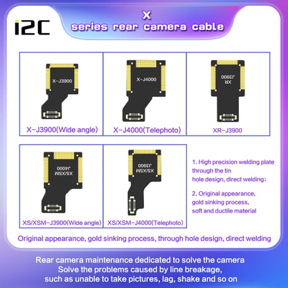 For iPhone 12 J10400 i2C Back Facing Ultra Wide Camera Cable - Repair & Spare Parts by buy2fix | Online Shopping UK | buy2fix