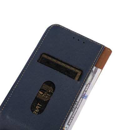 For Nokia C12 4G KHAZNEH Nappa Top Layer Cowhide Leather Phone Case(Blue) - Nokia Cases by buy2fix | Online Shopping UK | buy2fix