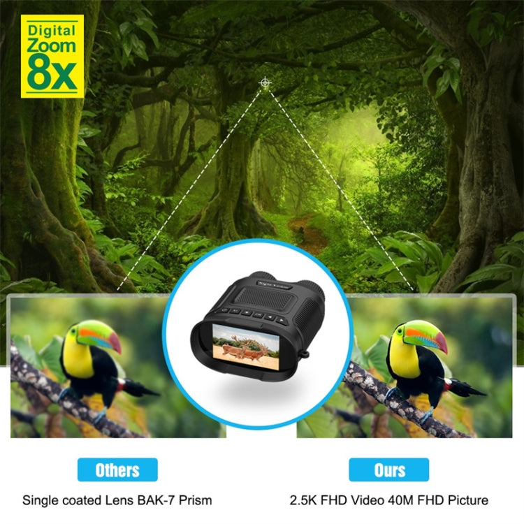 DT29 3 inch IPS Screen Binoculars Digital Binoculars Night Vision(Black) - Binoculars by buy2fix | Online Shopping UK | buy2fix