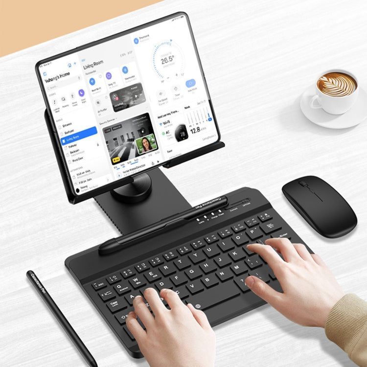 For Huawei Mate X3 GKK Magnetic Folding Keyboard Bracket Set, Keyboard + Holder + Pen + Mouse + Phone Case(Black) - Other Accessories by GKK | Online Shopping UK | buy2fix