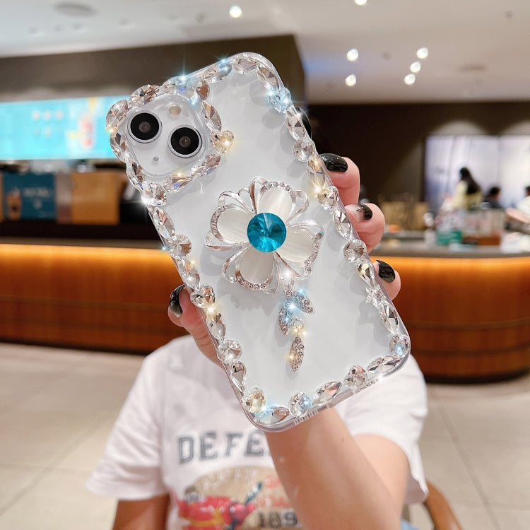 For iPhone 11 Sunflower Diamond Phone Case(Transparent) - iPhone 11 Cases by buy2fix | Online Shopping UK | buy2fix