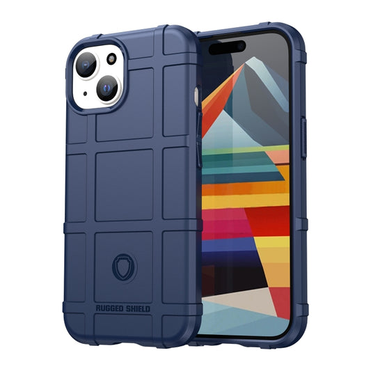 For iPhone 15 Full Coverage Shockproof TPU Phone Case(Blue) - iPhone 15 Cases by buy2fix | Online Shopping UK | buy2fix