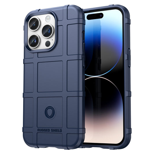 For iPhone 15 Pro Full Coverage Shockproof TPU Phone Case(Blue) - iPhone 15 Pro Cases by buy2fix | Online Shopping UK | buy2fix