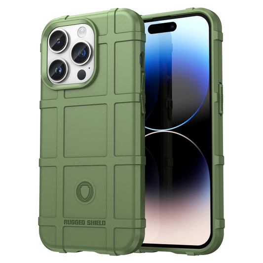 For iPhone 15 Pro Max Full Coverage Shockproof TPU Phone Case(Green) - iPhone 15 Pro Max Cases by buy2fix | Online Shopping UK | buy2fix