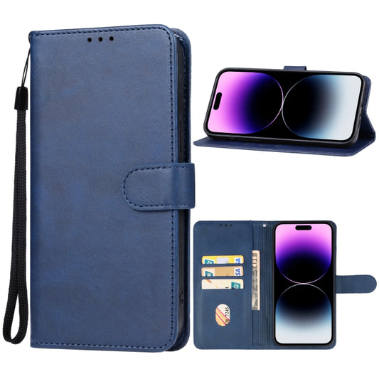 For iPhone 15 Pro Leather Phone Case(Blue) - iPhone 15 Pro Cases by buy2fix | Online Shopping UK | buy2fix