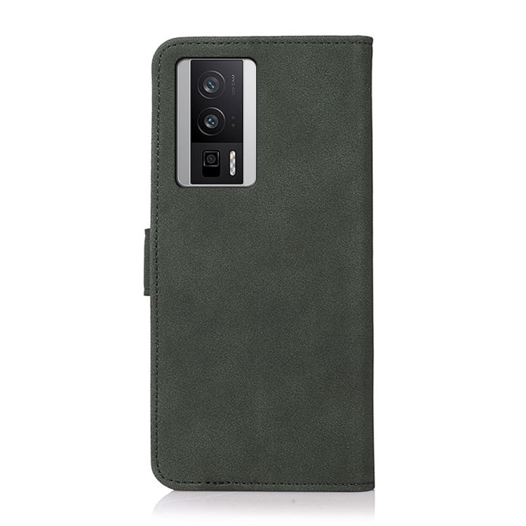 For Xiaomi Poco F5 Pro KHAZNEH Matte Texture Leather Phone Case(Green) - Xiaomi Cases by buy2fix | Online Shopping UK | buy2fix