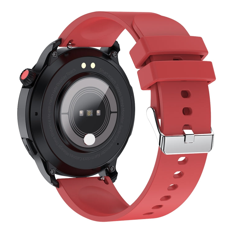 T52 1.39 inch IP67 Waterproof Silicone Band Smart Watch Supports Bluetooth Call / Blood Oxygen / Body Temperature Monitoring(Red) - Smart Watches by buy2fix | Online Shopping UK | buy2fix