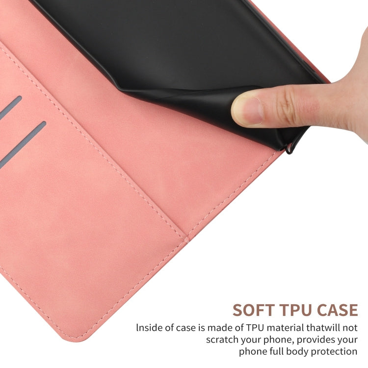 For Sony Xperia 10 III Stitching Embossed Leather Phone Case(Pink) - Sony Cases by buy2fix | Online Shopping UK | buy2fix