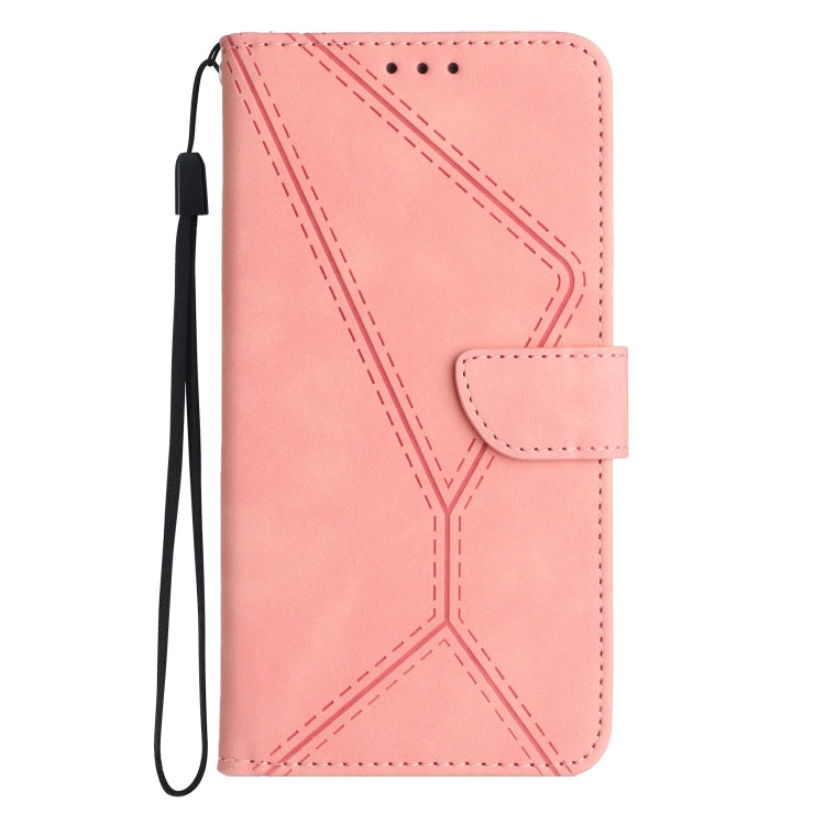 For Xiaomi 13 Pro Stitching Embossed Leather Phone Case(Pink) - 13 Pro Cases by buy2fix | Online Shopping UK | buy2fix