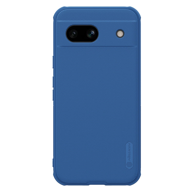 For Google Pixel 8a NILLKIN Frosted Shield Pro PC + TPU Phone Case(Blue) - Google Cases by NILLKIN | Online Shopping UK | buy2fix