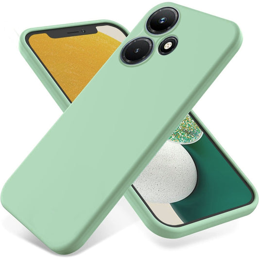 For Infinix Hot 30i Pure Color Liquid Silicone Shockproof Phone Case(Green) - Infinix Cases by buy2fix | Online Shopping UK | buy2fix