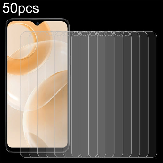 For Ulefone Note 15 50pcs 0.26mm 9H 2.5D Tempered Glass Film - Ulefone Tempered Glass by buy2fix | Online Shopping UK | buy2fix