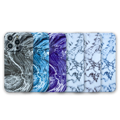 For iPhone 11 Marble Pattern Phone Case(Red White) - iPhone 11 Cases by buy2fix | Online Shopping UK | buy2fix