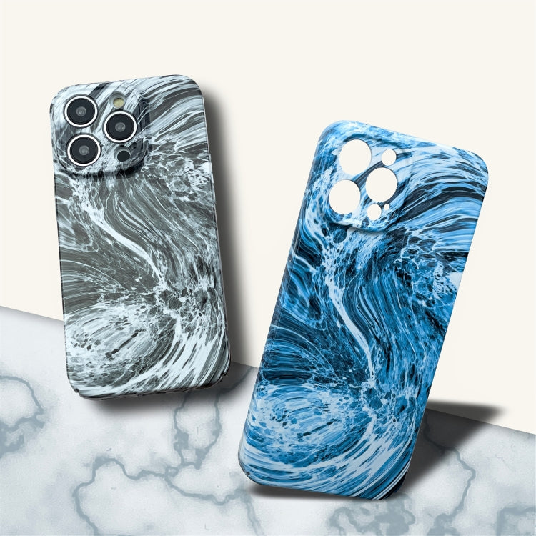 For iPhone 14 Marble Pattern Phone Case(Green White) - iPhone 14 Cases by buy2fix | Online Shopping UK | buy2fix