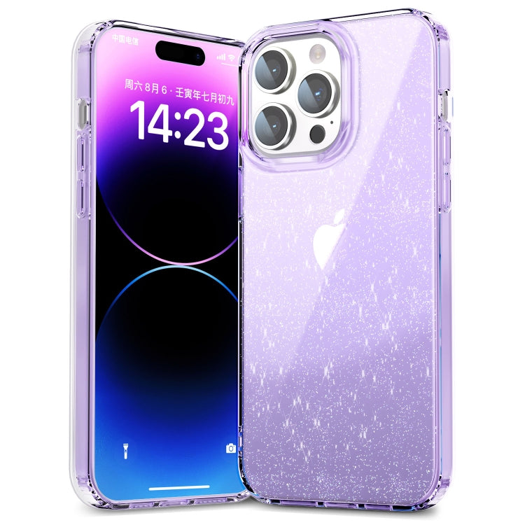 For iPhone 14 Pro Star Solid Color Phone Case(Purple) - iPhone 14 Pro Cases by buy2fix | Online Shopping UK | buy2fix