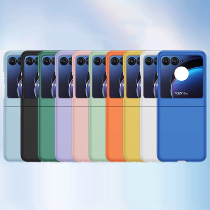For Motorola Razr 40 Ultra / Moto Razr 2023 Skin Feel PC Phone Case(Lemon Yellow) - Motorola Cases by buy2fix | Online Shopping UK | buy2fix