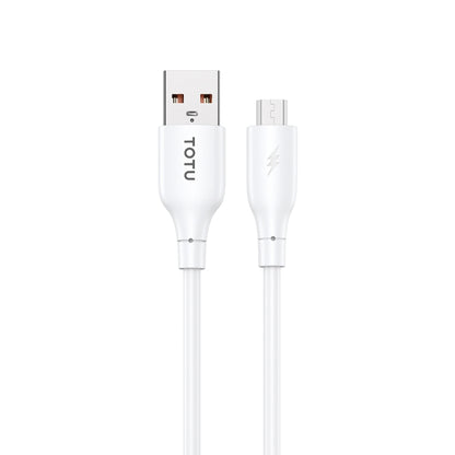 TOTU CB-3 Series USB to Micro USB Fast Charge Data Cable, Length:1m(White) - Micro USB Cable by TOTUDESIGN | Online Shopping UK | buy2fix