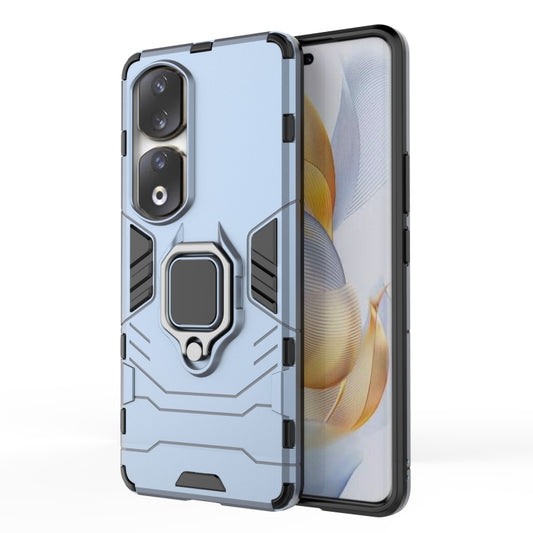 For Honor 90 Pro Magnetic Ring Holder PC + TPU Phone Case(Navy Blue) - Honor Cases by buy2fix | Online Shopping UK | buy2fix