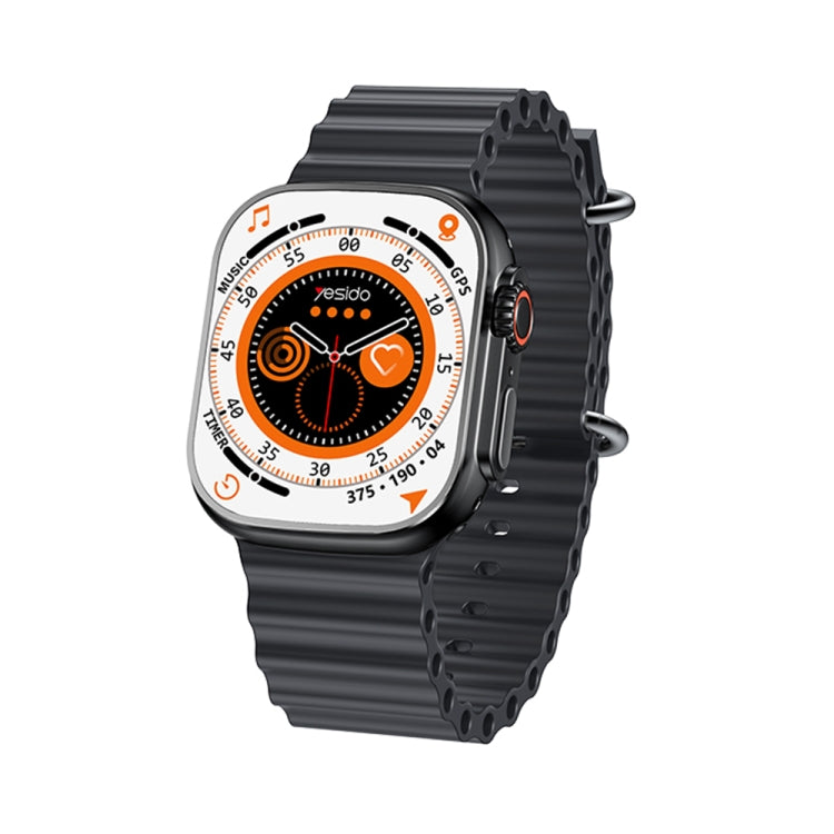Yesido IO20 2.03 inch IP67 Waterproof Smart Watch, Support Heart Rate / Blood Oxygen Monitoring(Black) - Smart Watches by Yesido | Online Shopping UK | buy2fix