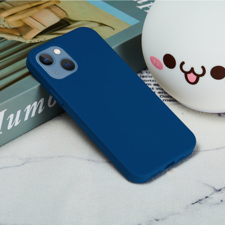 For iPhone 15 Solid Color Silicone Phone Case(Cobalt Blue) - iPhone 15 Cases by buy2fix | Online Shopping UK | buy2fix