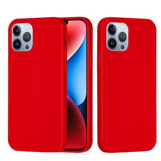 For iPhone 15 Pro Max Solid Color Silicone Phone Case(Red) - iPhone 15 Pro Max Cases by buy2fix | Online Shopping UK | buy2fix