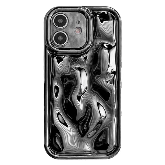 For iPhone 11 Electroplating Meteorite Texture TPU Phone Case(Black) - iPhone 11 Cases by buy2fix | Online Shopping UK | buy2fix